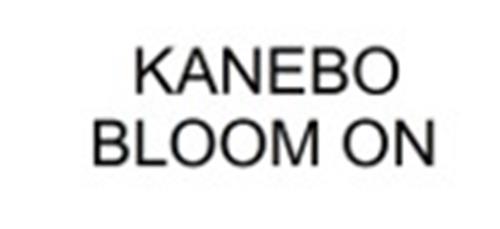 KANEBO BLOOM ON trademark