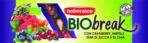 NOBERASCO BIOBREAK CON CRANBERRY MIRTILLI SEMI DI ZUCCA E DI CHIA trademark