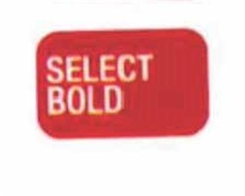 SELECT BOLD trademark