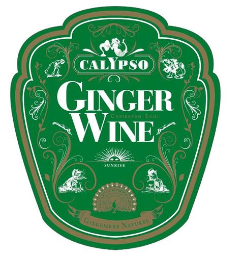 CALYPSO GINGER WINE CARIBBEAN SOUL SUNRISE GINGEMBRE NATUREL trademark