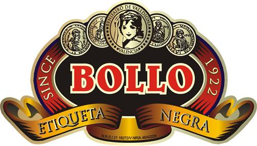 BOLLO ETIQUETA NEGRA SINCE 1922 BENIFAIRÓ DE VALLDIGNA VALENCIA trademark