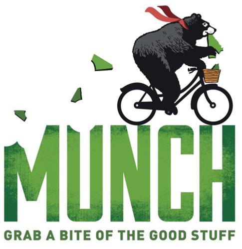 MUNCH GRAB A BITE OF THE GOOD STUFF trademark