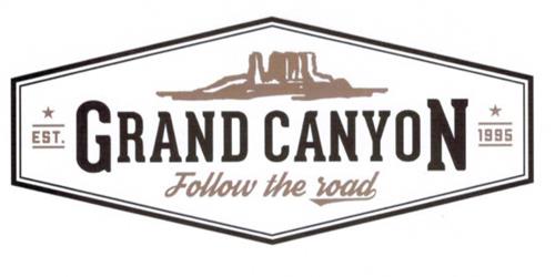 GRAND CANYON FOLLOW THE ROAD EST 1995 trademark