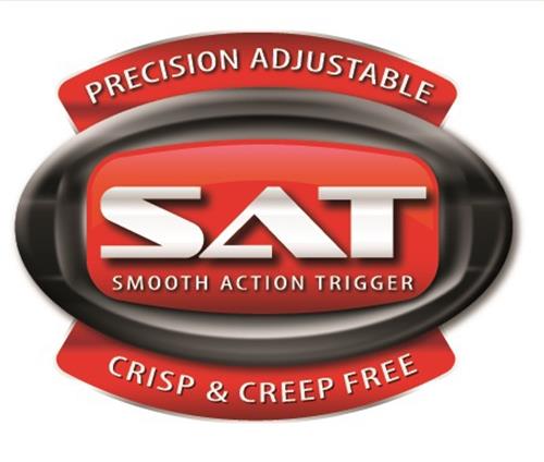 PRECISION ADJUSTABLE SAT SMOOTH ACTION TRIGGER SMOOTH ACTION TRIGGER CRISP & CREEP FREE trademark