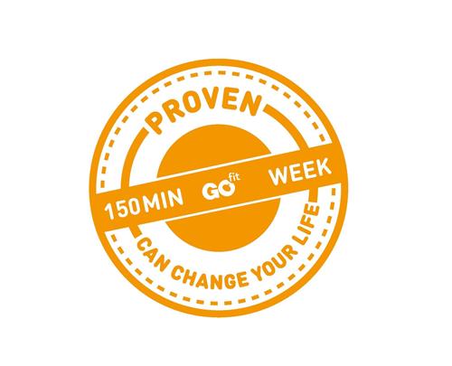 PROVEN 150 MIN GO fit WEEK CAN CHANGE YOUR LIFE trademark