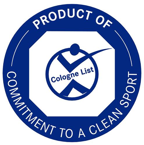 Cologne List  PRODUCT OF COMMITMENT TO A CLEAN SPORT trademark