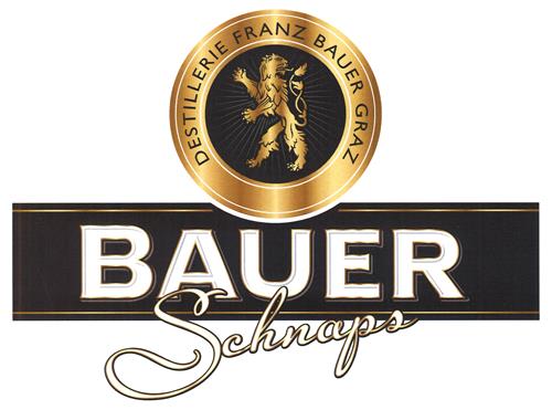 BAUER Schnaps DESTILLERIE FRANZ BAUER GRAZ trademark