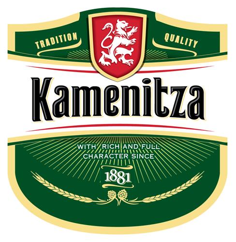 Kamenitza Tradition Quality With rich and full character since 1881 trademark