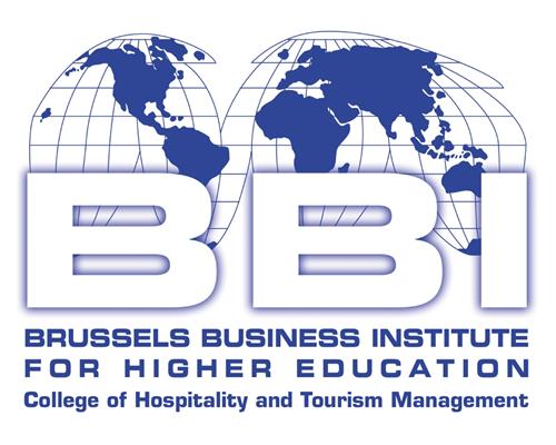 BBI BRUSSELS BUSINESS INSTITUTE FOR HIGHER EDUCATION College of Hospitality and Tourism Management trademark