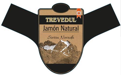 TREVEDUL JAMÓN NATURAL SIERRA NEVADA trademark