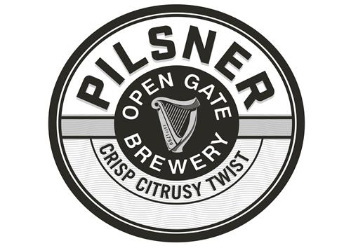 PILSNER OPEN GATE BREWERY CRISP CITRUSY TWIST trademark