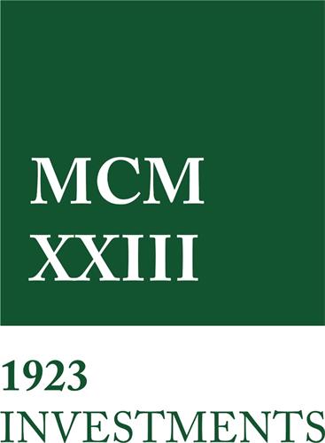 MCM XXIII 1923 INVESTMENTS trademark