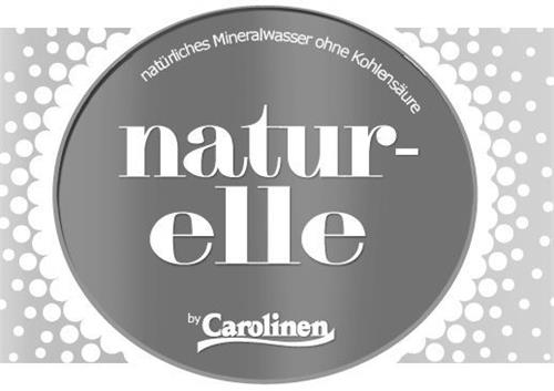 natürliches Mineralwasser ohne Kohlensäure natur-elle by Carolinen trademark