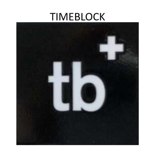 TIMEBLOCK tb+ trademark