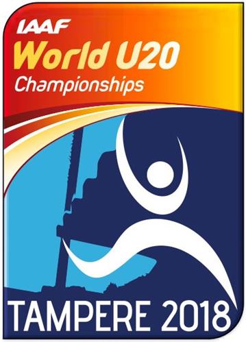 IAAF World U20 Championships TAMPERE 2018 trademark