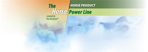 THE HORSE POWER LINE HORSE PRODUCT created by The Herborist trademark