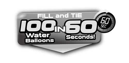 FILL AND TIE 100 WATER BALLOONS IN 60 SECONDS trademark