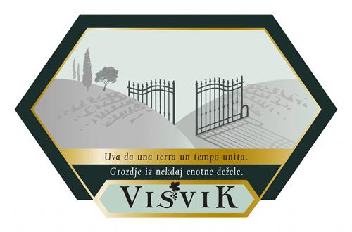 VISVIK Uva da una terra un tempo unita. Grozdje iz nekdaj enotne dežele. trademark