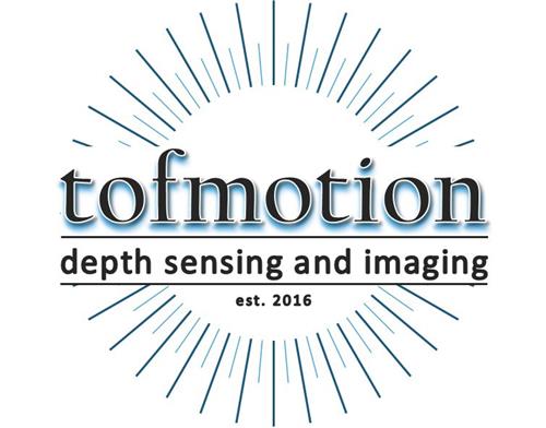 tofmotion depth sensing and imaging est.2016 trademark