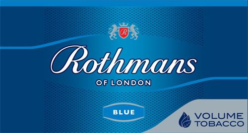 R ROTHMANS OF LONDON BLUE, VOLUME TOBACCO trademark