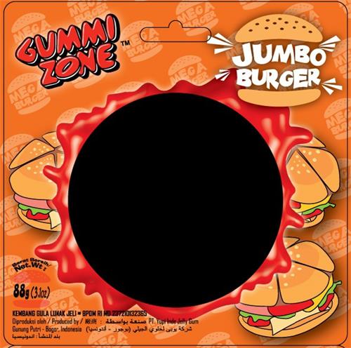 GUMMI ZONE JUMBO BURGER trademark