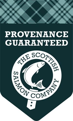 PROVENANCE GUARANTEED THE SCOTTISH SALMON COMPANY trademark