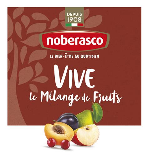 DEPUIS 1908 NOBERASCO LE BIEN ETRE AU QUOTIDIEN VIVE LE MELANGE DES FRUITS trademark