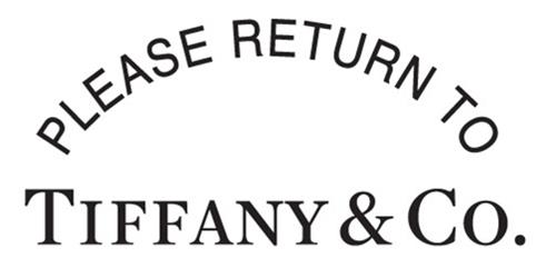 PLEASE RETURN TO TIFFANY & CO. trademark