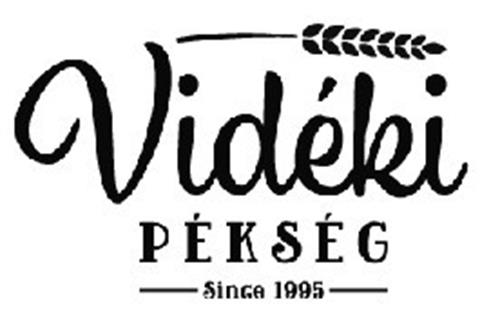 VIDÉKI PÉKSÉG since 1995 trademark