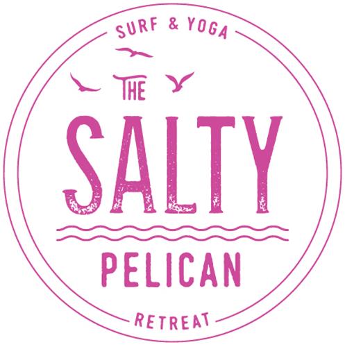 THE SALTY PELICAN SURF & YOGA RETREAT trademark