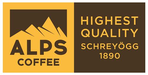 ALPS COFFEE HIGHEST QUALITY SCHREYÖGG 1890 trademark