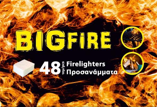 BIGFIRE 48 τεμ/pcs Firelighters Προσανάμματα trademark