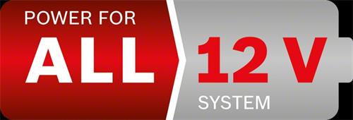 POWER FOR ALL 12 V SYSTEM trademark