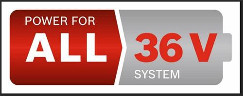 POWER FOR ALL 36 V SYSTEM trademark