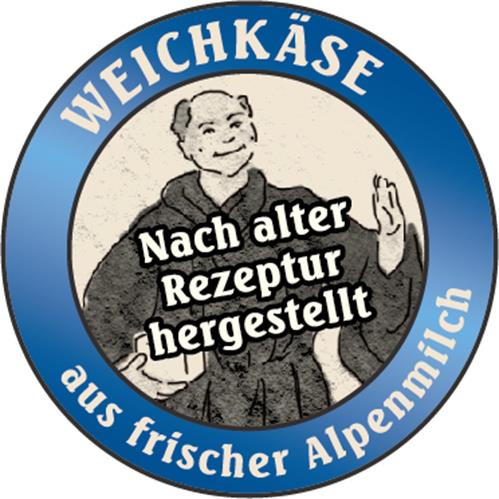 Weichkäse aus frischer Alpenmilch Nach alter Rezeptur hergestellt trademark