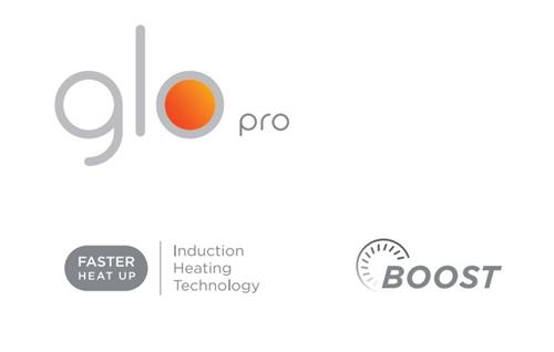 glo pro FASTER HEAT UP INDUCTION HEATING TECHNOLOGY BOOST trademark