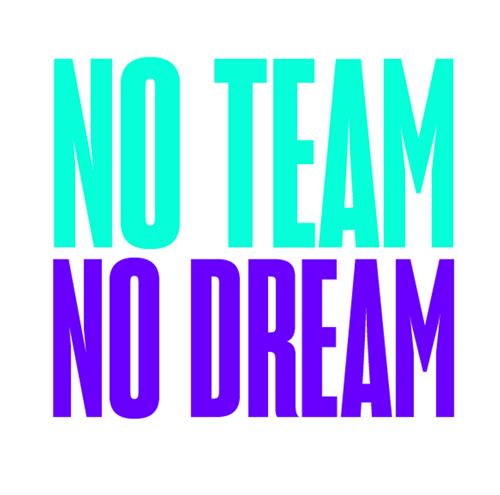 NO TEAM NO DREAM trademark