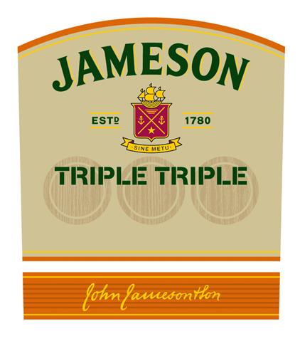 JAMESON TRIPLE TRIPLE Estd 1780 Sine Metu John Jameson & Son trademark