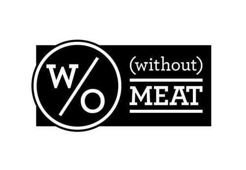 w/o (without) MEAT trademark