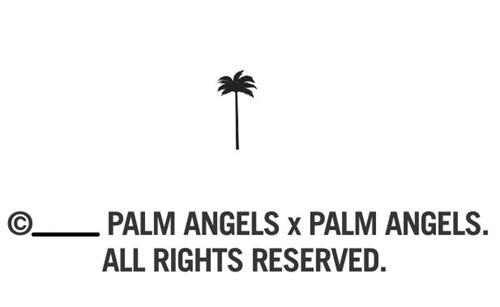 PALM ANGELS x PALM ANGELS. ALL RIGHTS RESERVED. trademark