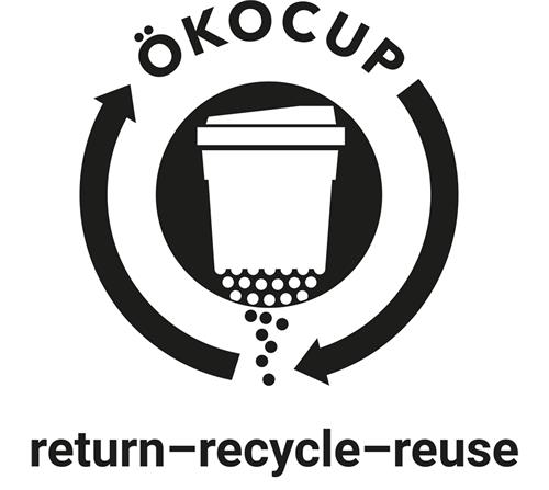 ÖKOCUP return-recycle-reuse trademark