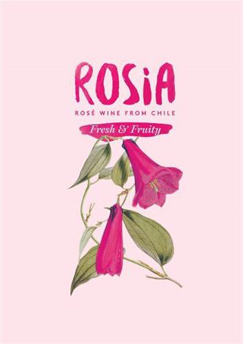 ROSiA ROSÉ WINE FROM CHILE Fresh & Fruity trademark