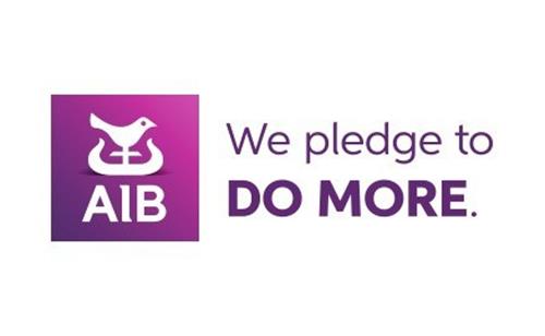 AIB WE PLEDGE TO DO MORE. trademark