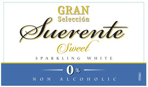 GRAN Selección Suerente Sweet SPARKLING WHITE 0% NON ALCOHOLIC trademark