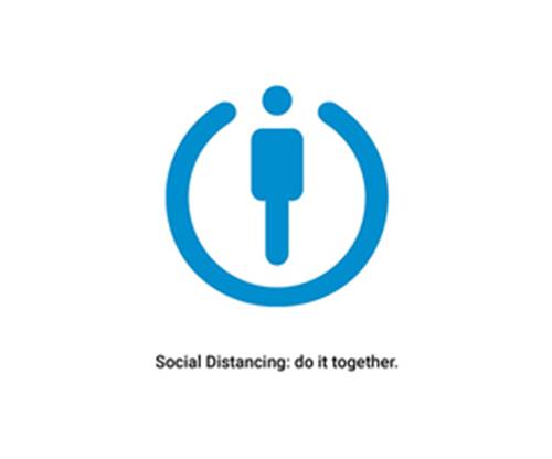 Social Distancing: do it together. trademark