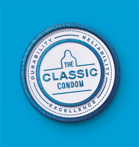 The Classic Condom Durability Reliability Excellence trademark