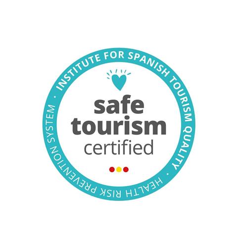 SAFE TOURISM CERTIFIED INSTITUTE FOR SPANISH TOURISM QUALITY . HEALTH RISK PREVENTION SYSTEM trademark