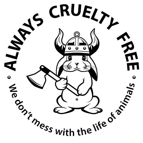 ALWAYS CRUELTY FREE - We don't mess with the life of animals trademark