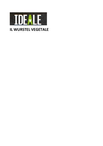 IDEALE IL WURSTEL VEGETALE trademark