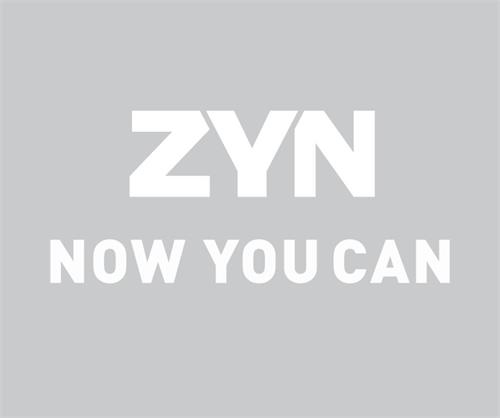 ZYN NOW YOU CAN trademark